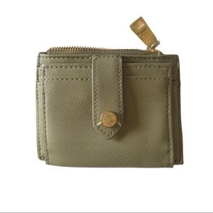 Steve Madden Olive Green Card & Coin Wallet.